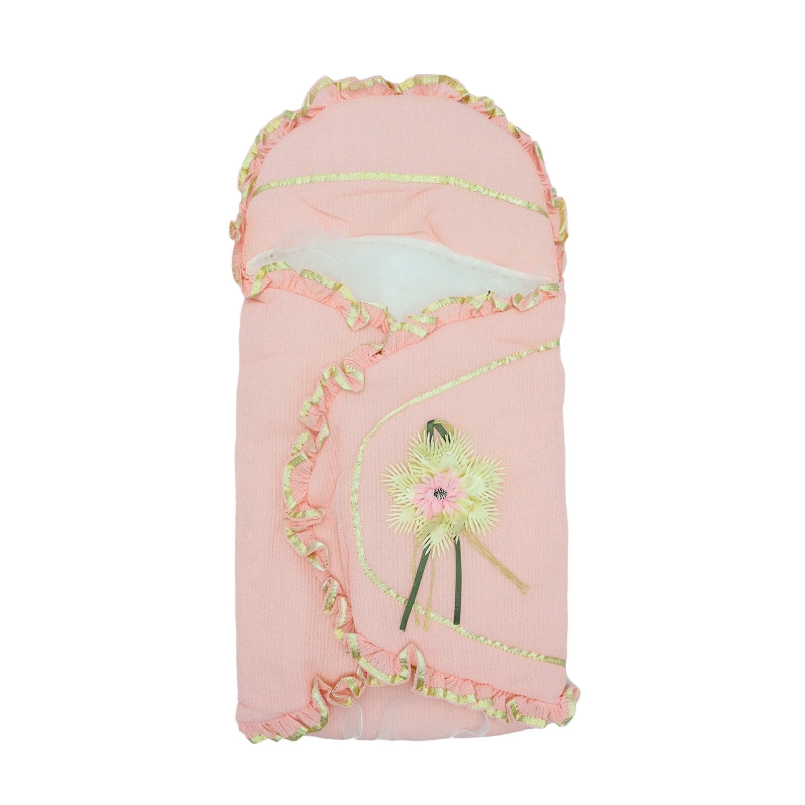 Carry Nest Hooded Flower Pink Color - Zubaidas Mothershop
