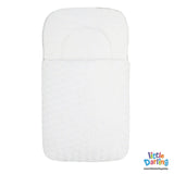 Carry Nest Plain flower Print Grey Piping | Little Darling - Zubaidas Mothershop