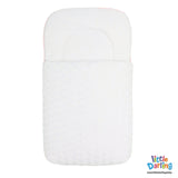 Carry Nest Plain flower Print Pink Piping | Little Darling - Zubaidas Mothershop