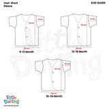 Cotton Vest Pack Of 3 Half Sleeve | Little Darling - Zubaidas Mothershop
