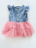Danim Tulle Girls Frock Pink Color - Zubaidas Mothershop