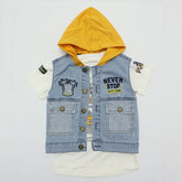 Fancy Boys Suit With Jacket Navy Blue - Zubaidas Mothershop