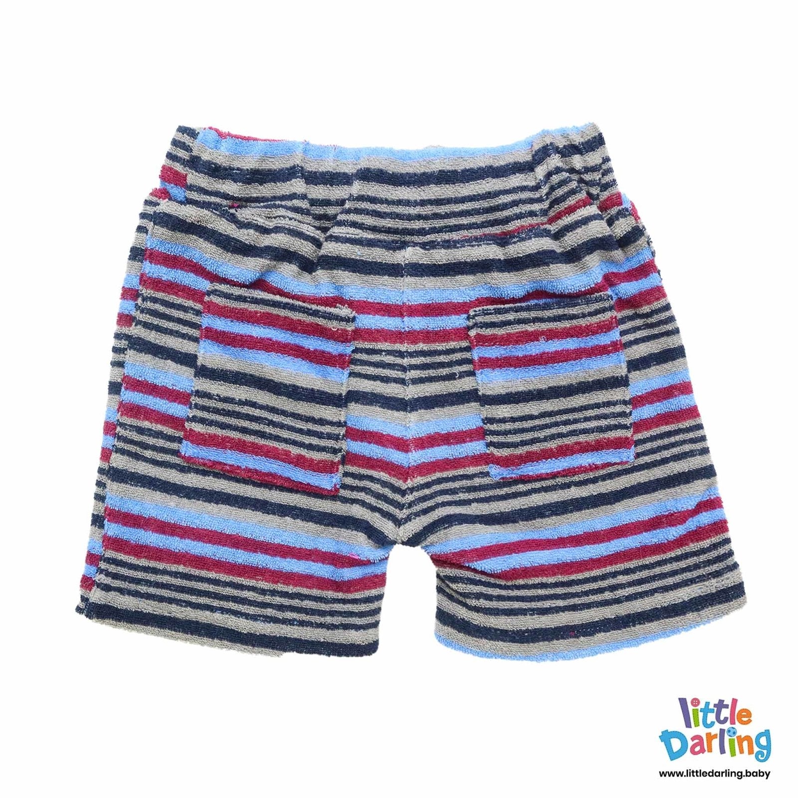 Fancy Swimming Shorts Grey Color by Little Darling