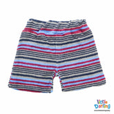 Fancy Shorts Grey Color | Little Darling - Zubaidas Mothershop