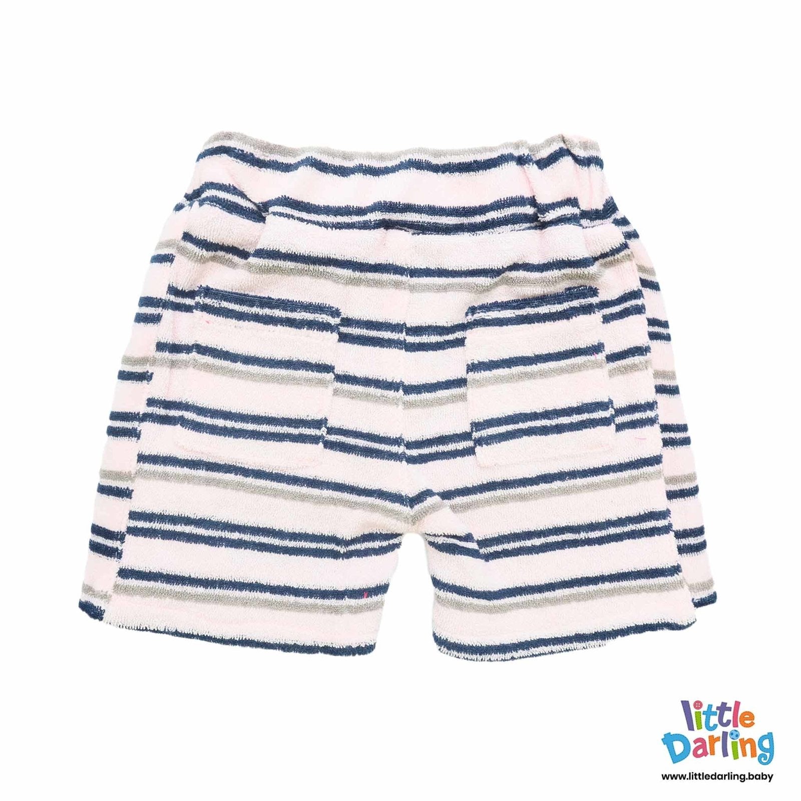 Fancy Swimming Shorts Pink Color by Little Darling