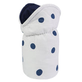 Feeder Cover White Blue Dots | Little Darling - Zubaidas Mothershop