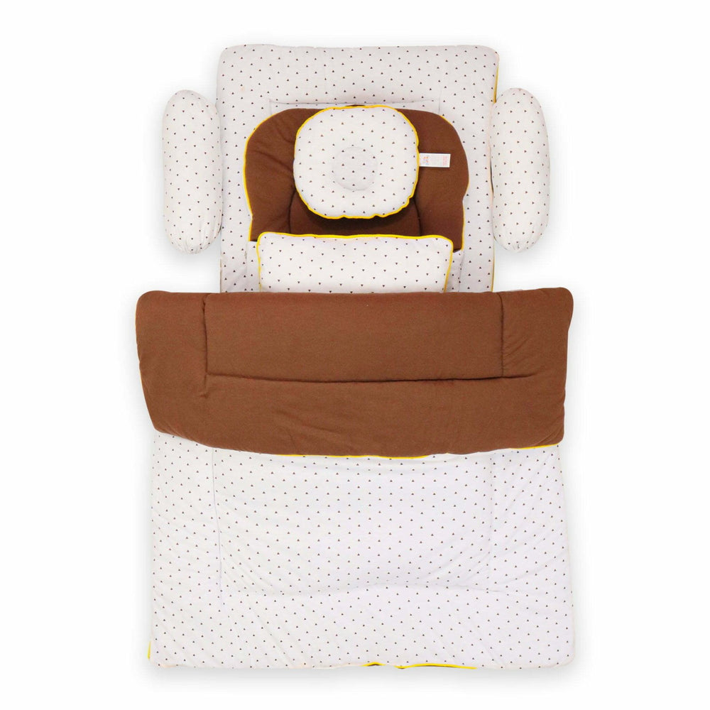 Gadda Set Triangle Print 7 Pcs - Zubaidas Mothershop