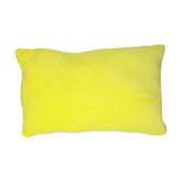 Head Pillow Plain Yellow Velvet - Zubaidas Mothershop