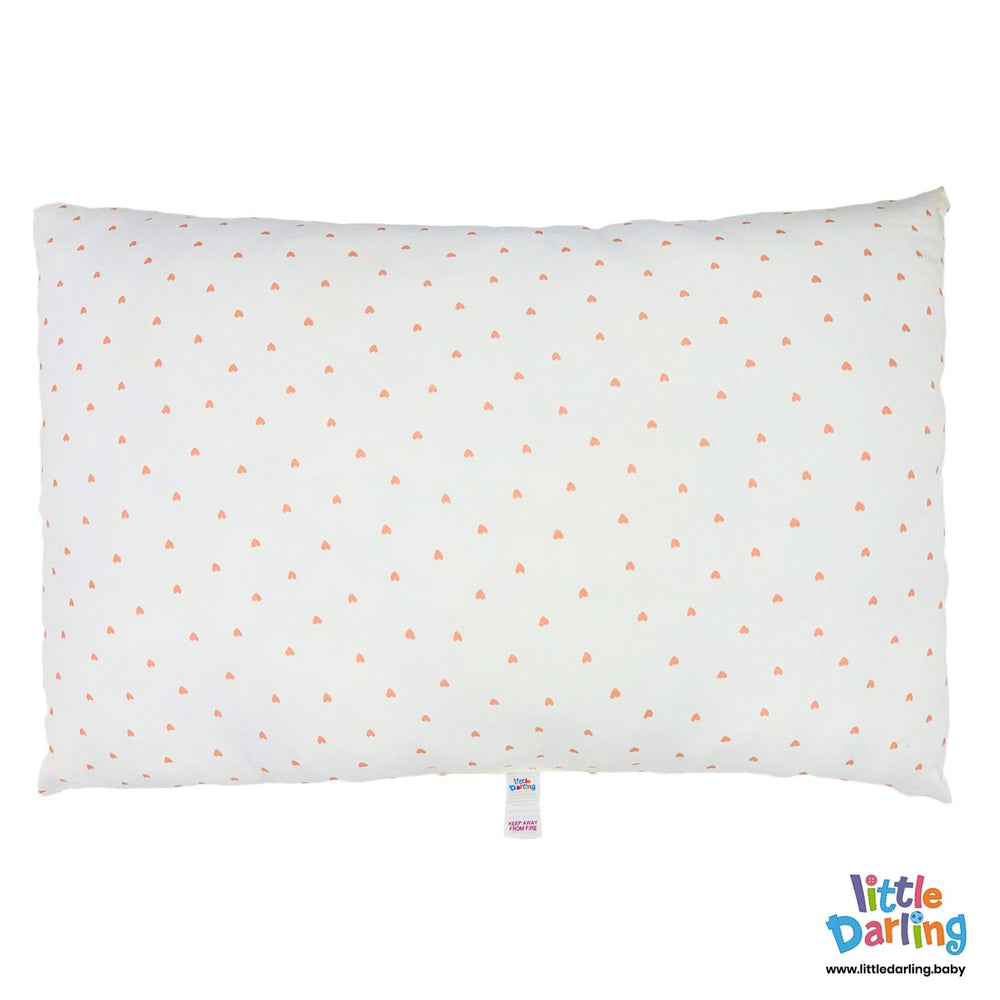 Head Pillow Red hearts Print | Little Darling - Zubaidas Mothershop