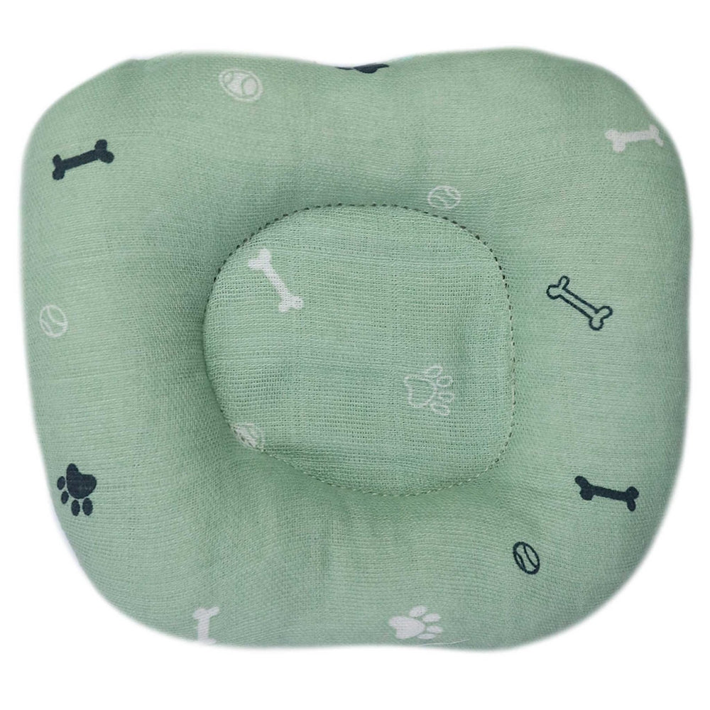 Head Pillow White Color Triangle Print | Little Darling - Zubaidas Mothershop