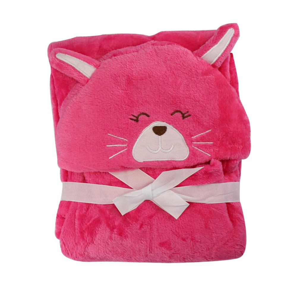 Hooded Baby Blanket Hello Kitty Pink Color - Zubaidas Mothershop