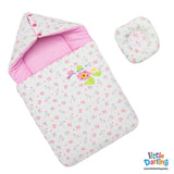 Hooded Baby Carry Nest Flower Print | Little Darling - Zubaidas Mothershop