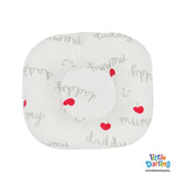 Hooded Baby Carry Nest With Pillow Mummy Daddy Print | Little Darling - Zubaidas Mothershop