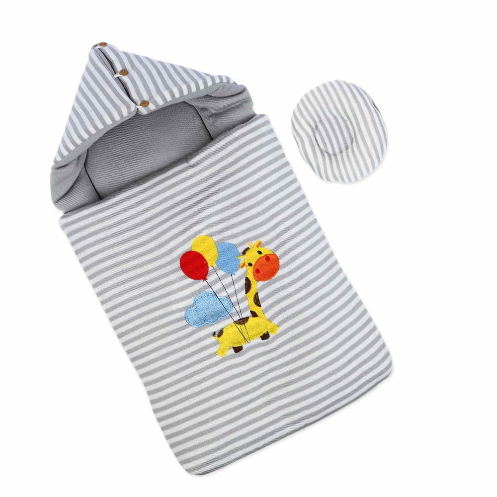 Hooded Carry Nest With Pillow | Little Darling - Zubaidas Mothershop