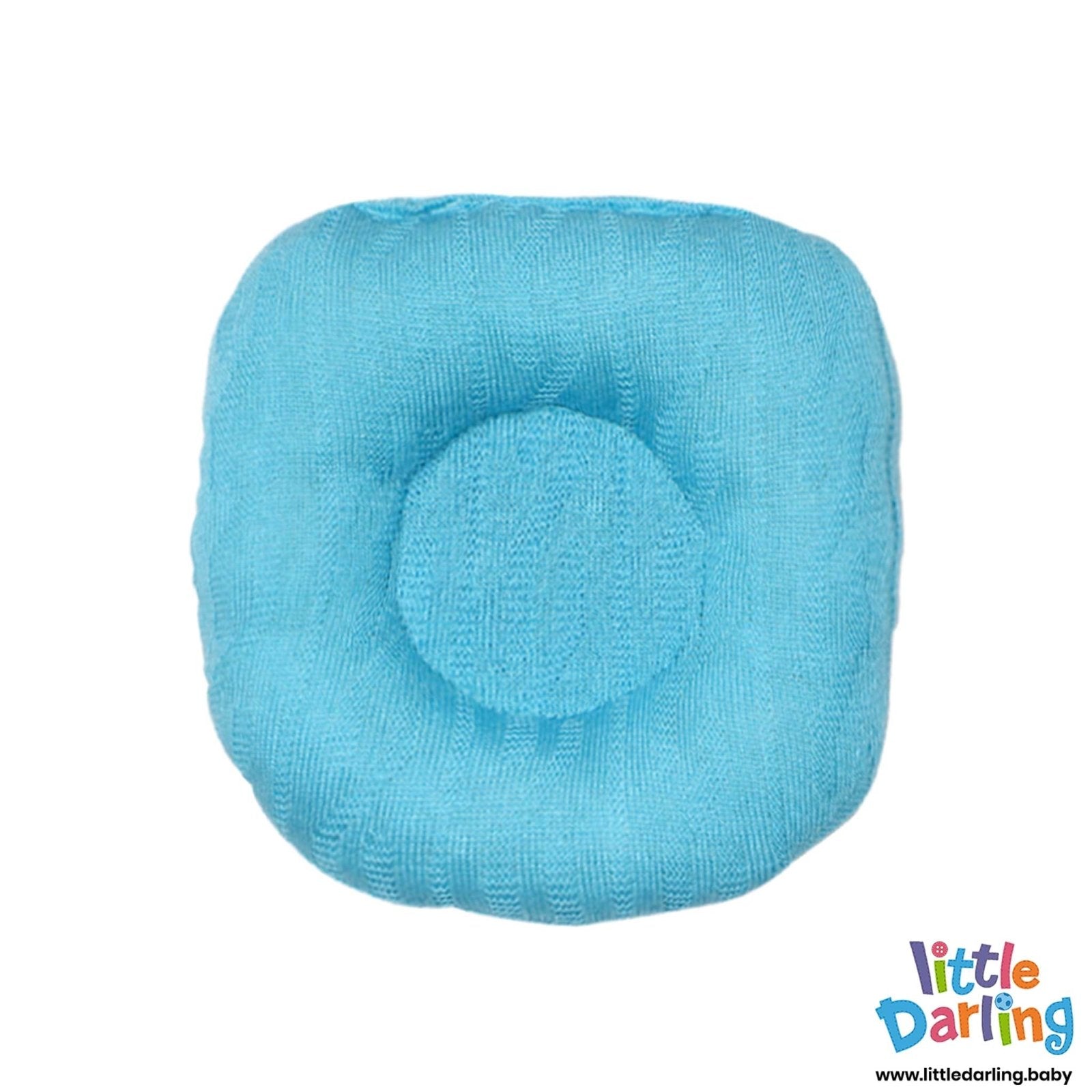 Hooded Carry Nest With Pillow Plain Aqua