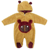 Hooded Fur Romper Animal Character | Little Darling - Zubaidas Mothershop
