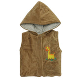 Hooded Jacket Giraffe Embroidery | Little Darling - Zubaidas Mothershop