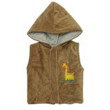 Hooded Jacket Giraffe Embroidery | Little Darling - Zubaidas Mothershop