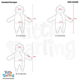 Hooded Romper Off White Elephant Charactor | Little Darling - Zubaidas Mothershop