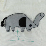 Hooded Romper Off White Elephant Charactor | Little Darling - Zubaidas Mothershop