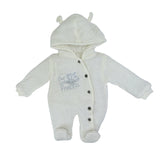 Hooded Romper White Our Little Princess | Little Darling - Zubaidas Mothershop