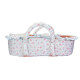 Infant Mini Moses Basket Flower Embroidery | Little Darling - Zubaidas Mothershop