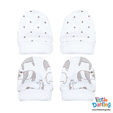 Infant Mittens Pair Pk Of 2 Animal Print - Zubaidas Mothershop