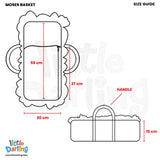 Infant Moses Basket Little Teapot Design | Little Darling - Zubaidas Mothershop