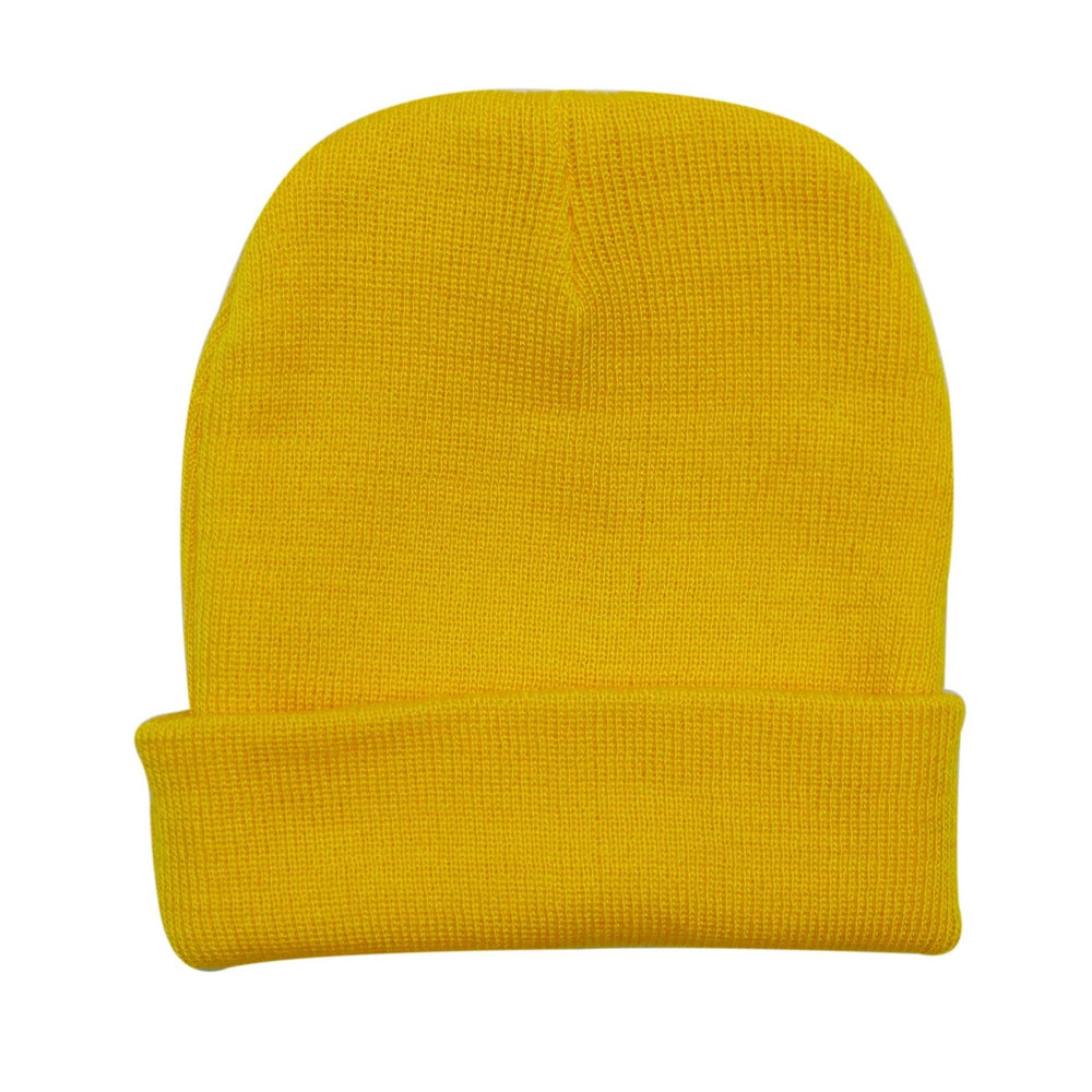 Infant Woolen Cap Dark Yellow | Little Darling - Zubaidas Mothershop