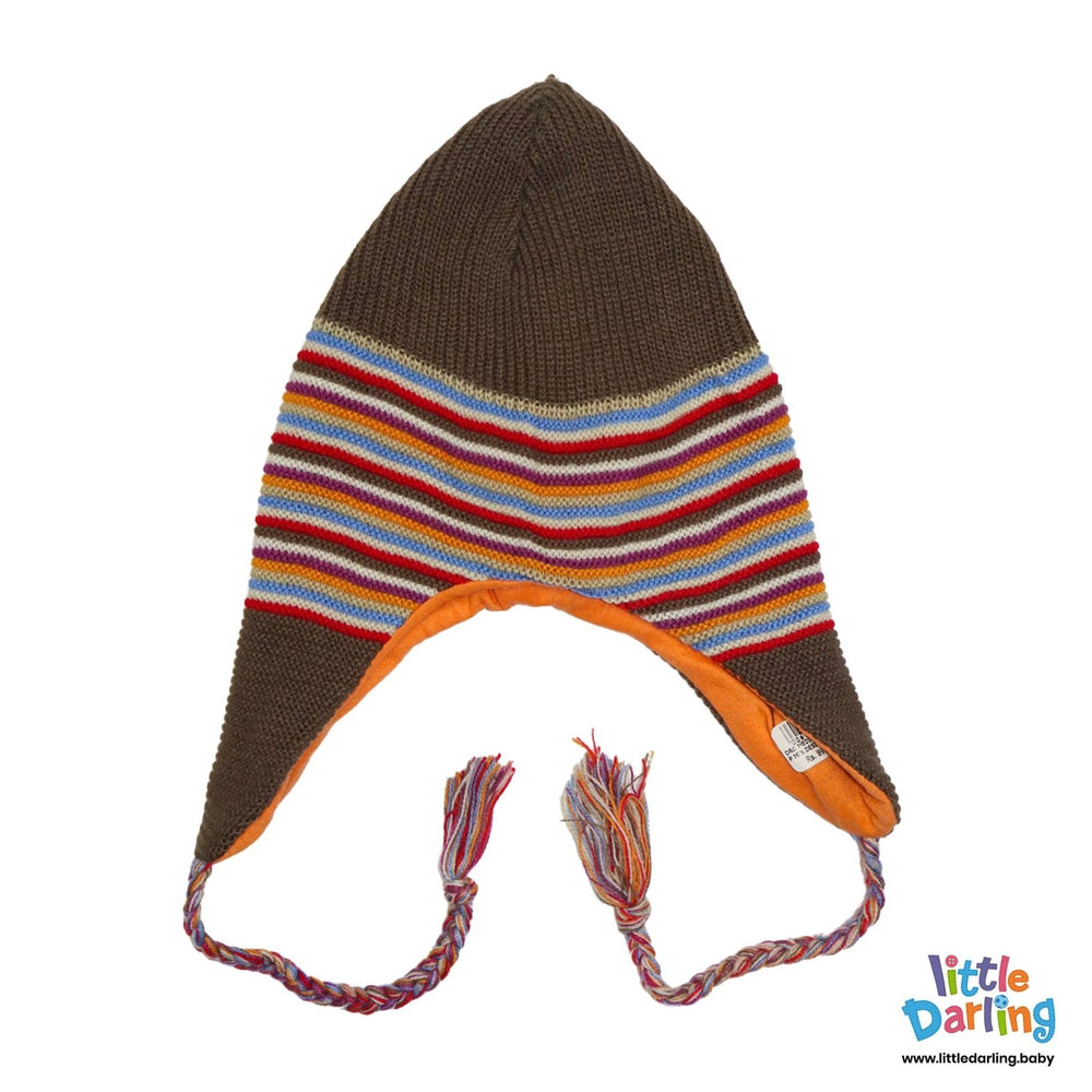 Infant Woolen Cap Multi Color | Little Darling - Zubaidas Mothershop