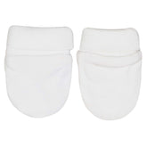 Mitten Plain White 2 Set Plain White - Zubaidas Mothershop
