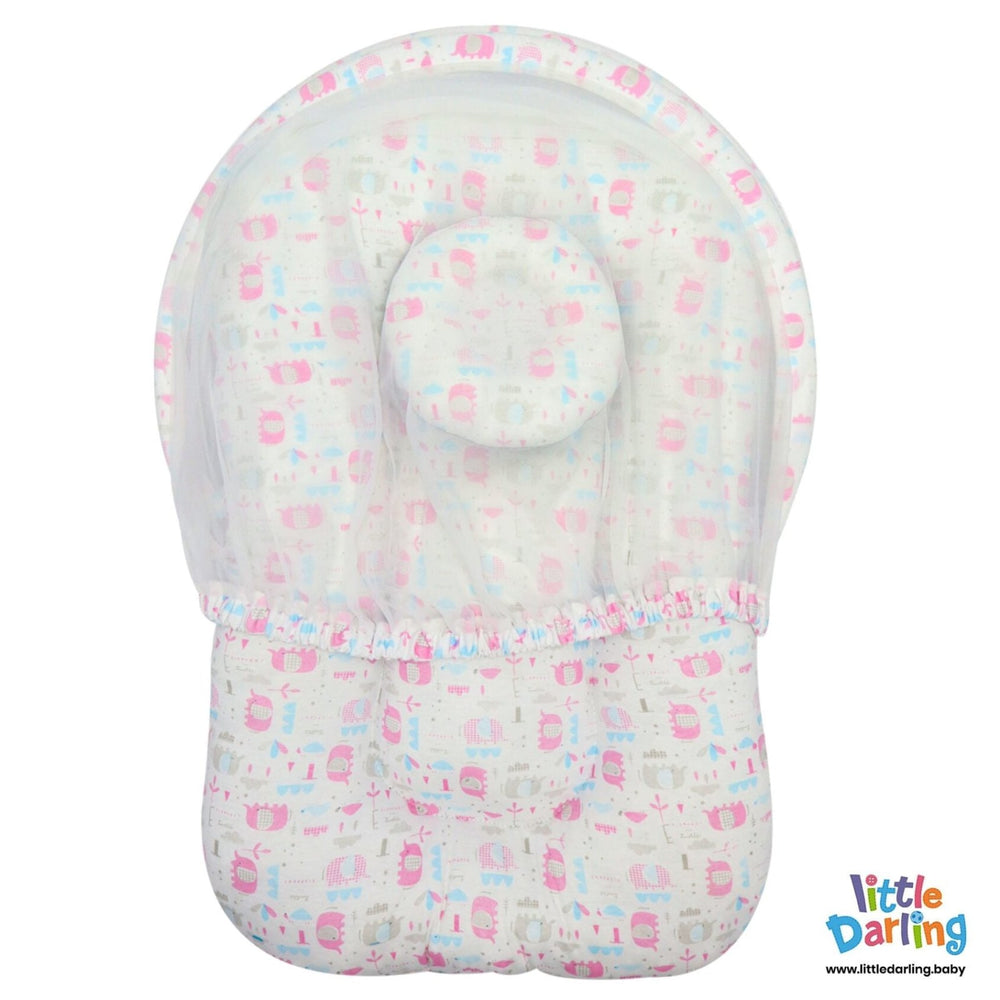 Net Gadda Set 2 Pcs Cute Elephant & Turtle | Little Darling - Zubaidas Mothershop