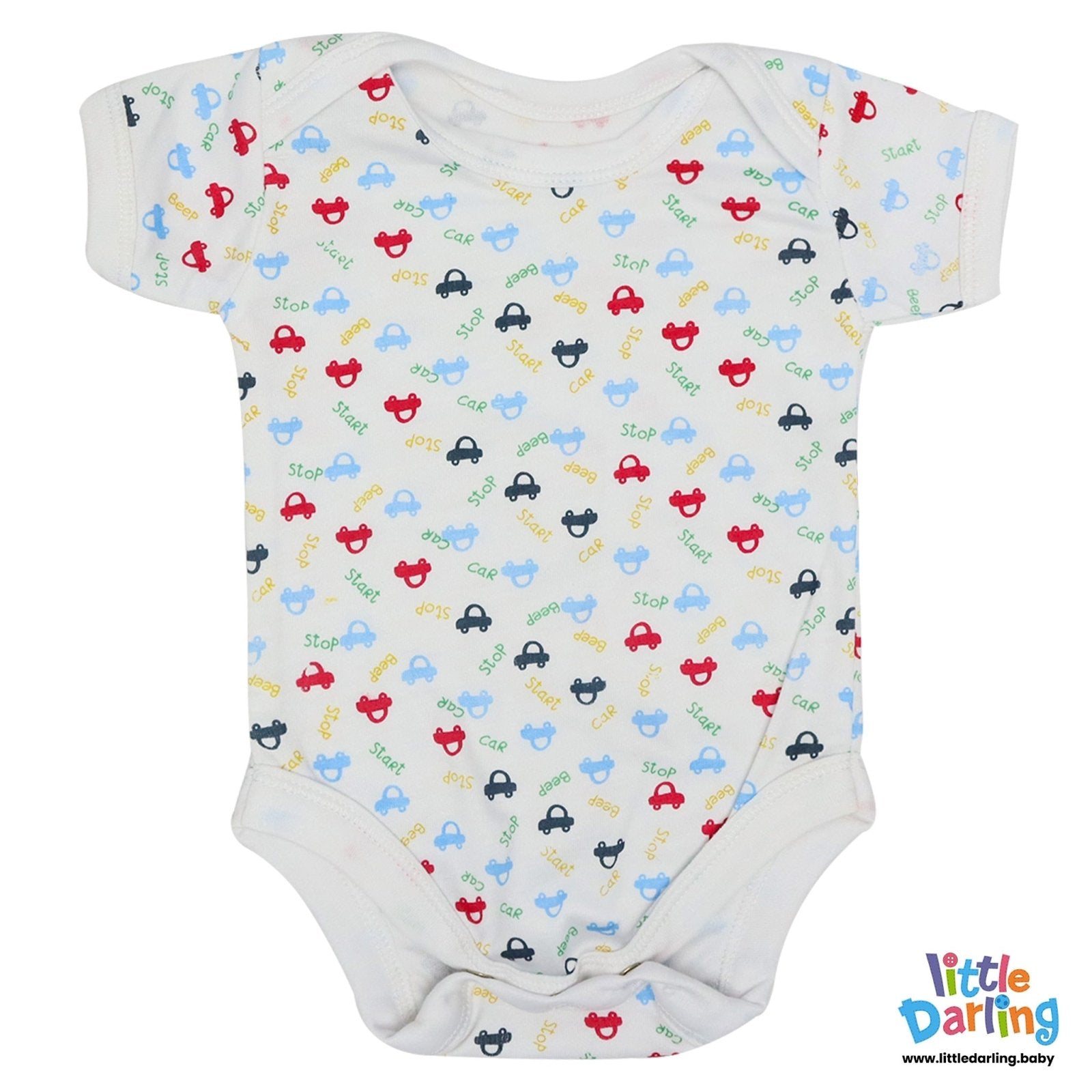 8 Pcs Gift Set Car Print Sky Blue Color by Little Darling