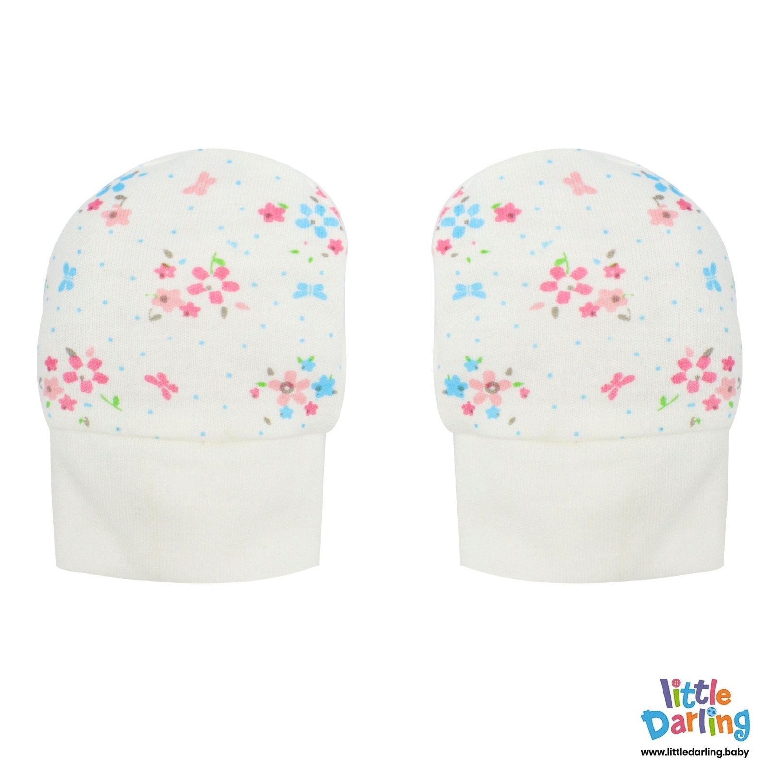 8 Pcs Gift Set Flower Print Peach Color by Little Darling