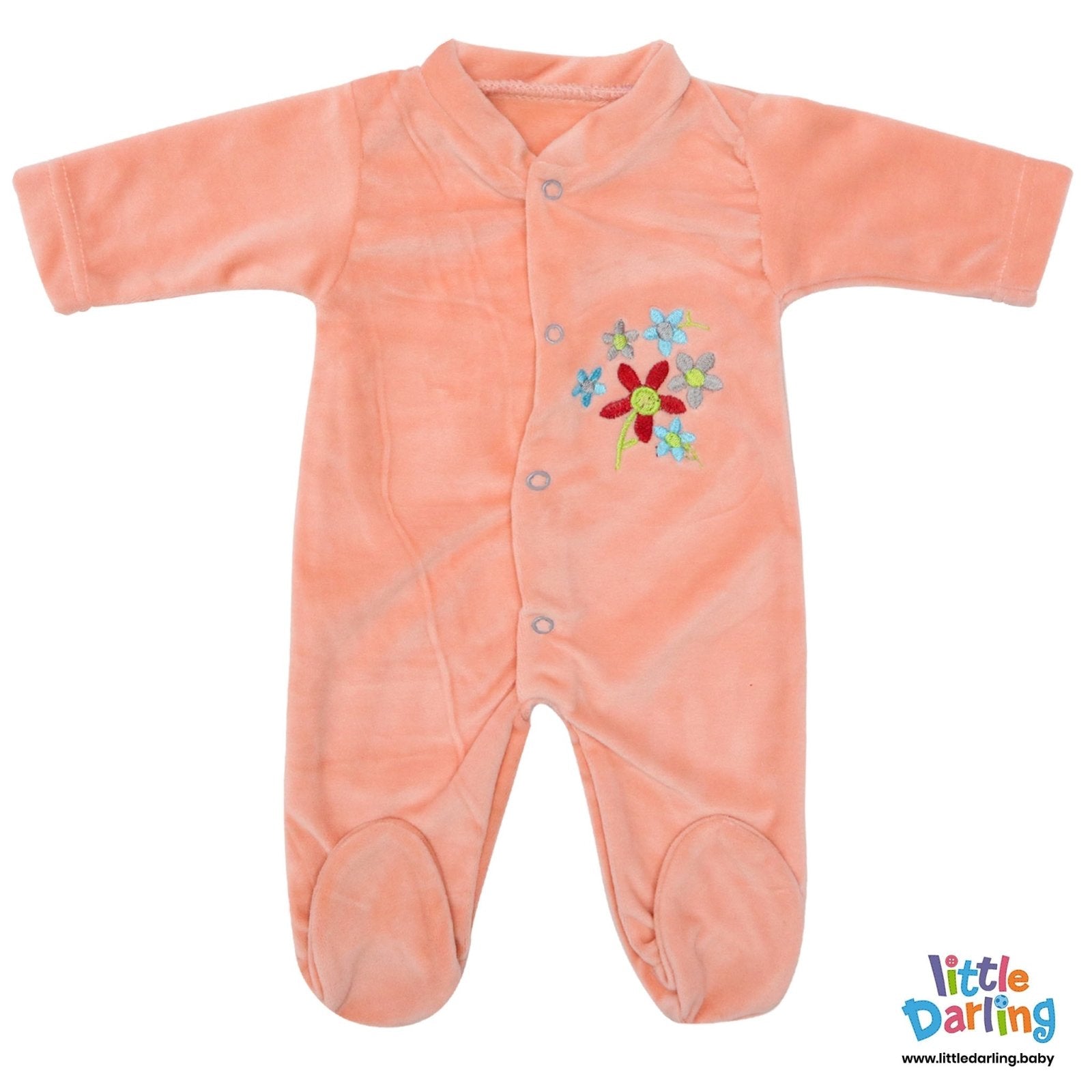 8 Pcs Gift Set Flower Print Peach Color by Little Darling