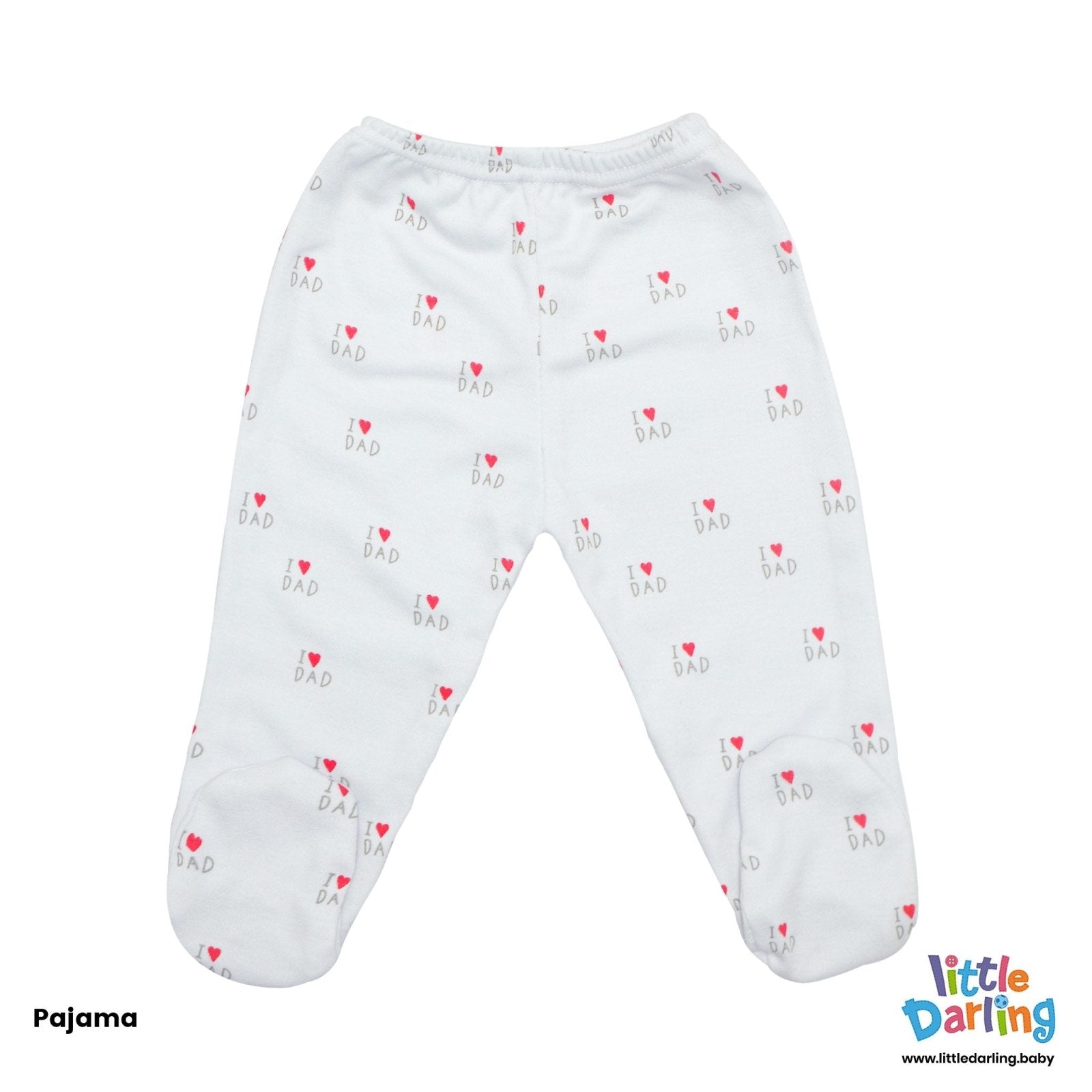 8 Pcs Gift Set I Love Dad Red Color by Little Darling