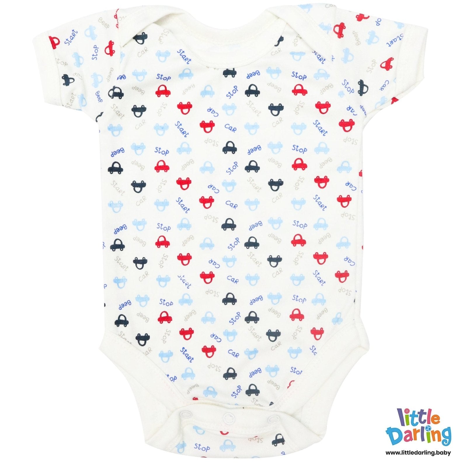 8 Pcs Gift Set Beep Beep Print Blue Color by Little Darling