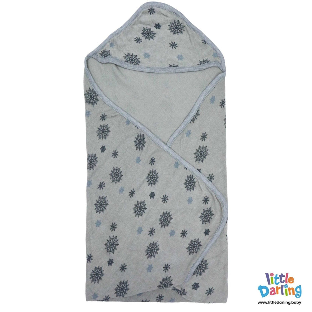 Newborn Baby Wrapper Grey Color | Little Darling - Zubaidas Mothershop