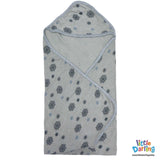 Newborn Baby Wrapper Grey Color | Little Darling - Zubaidas Mothershop