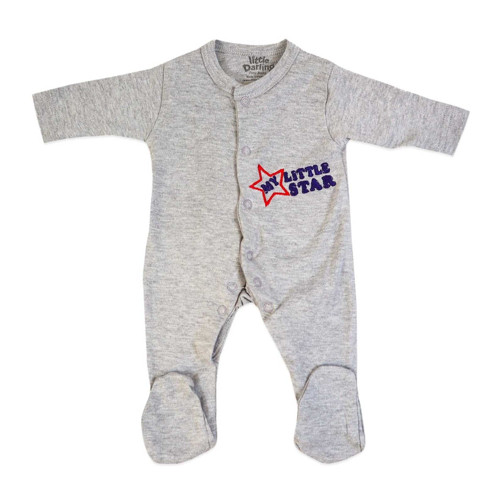 8 Pcs Gift Set My Little Star Embroidery Grey Color by Little Darling