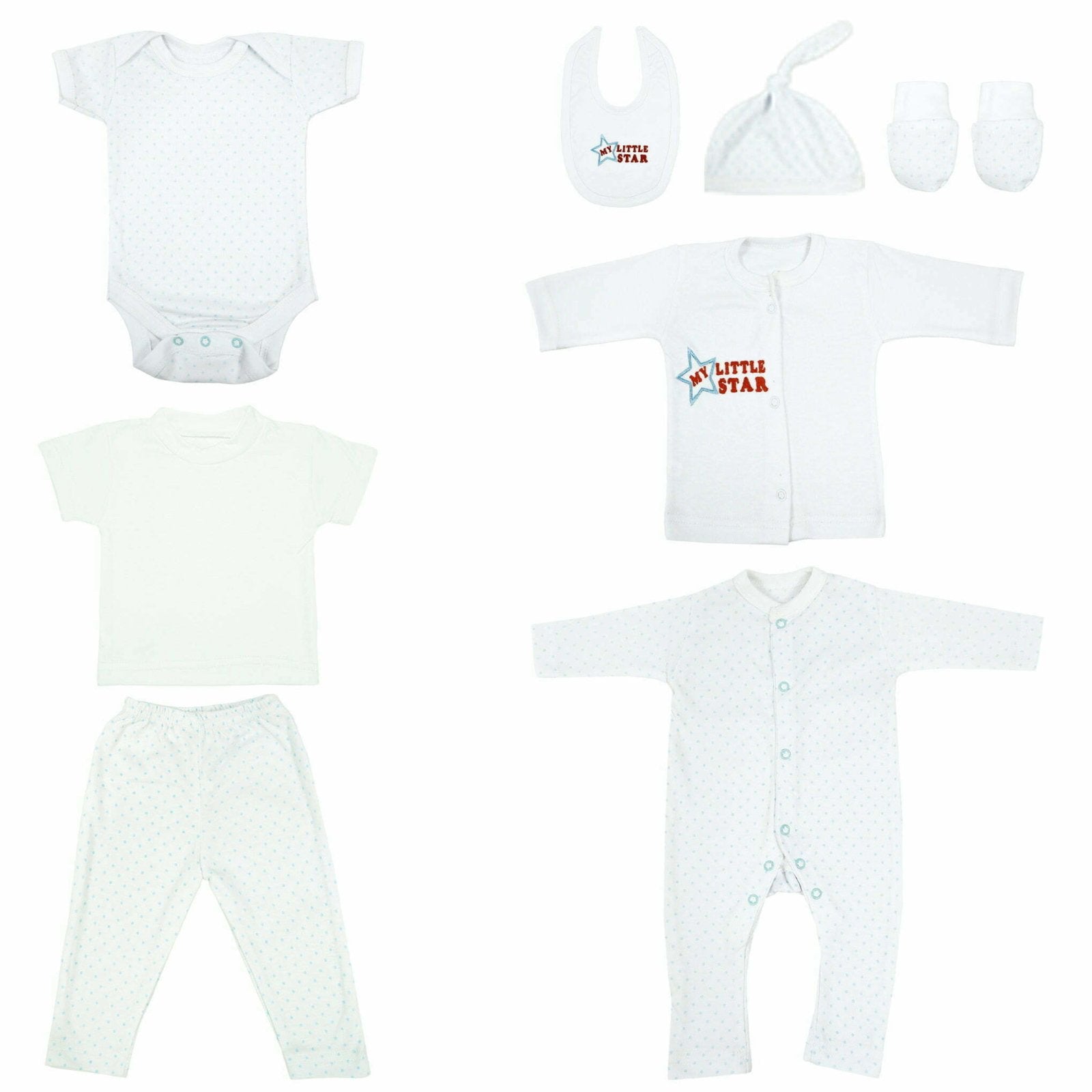 8 Pcs Gift Set White Color by Little Darling