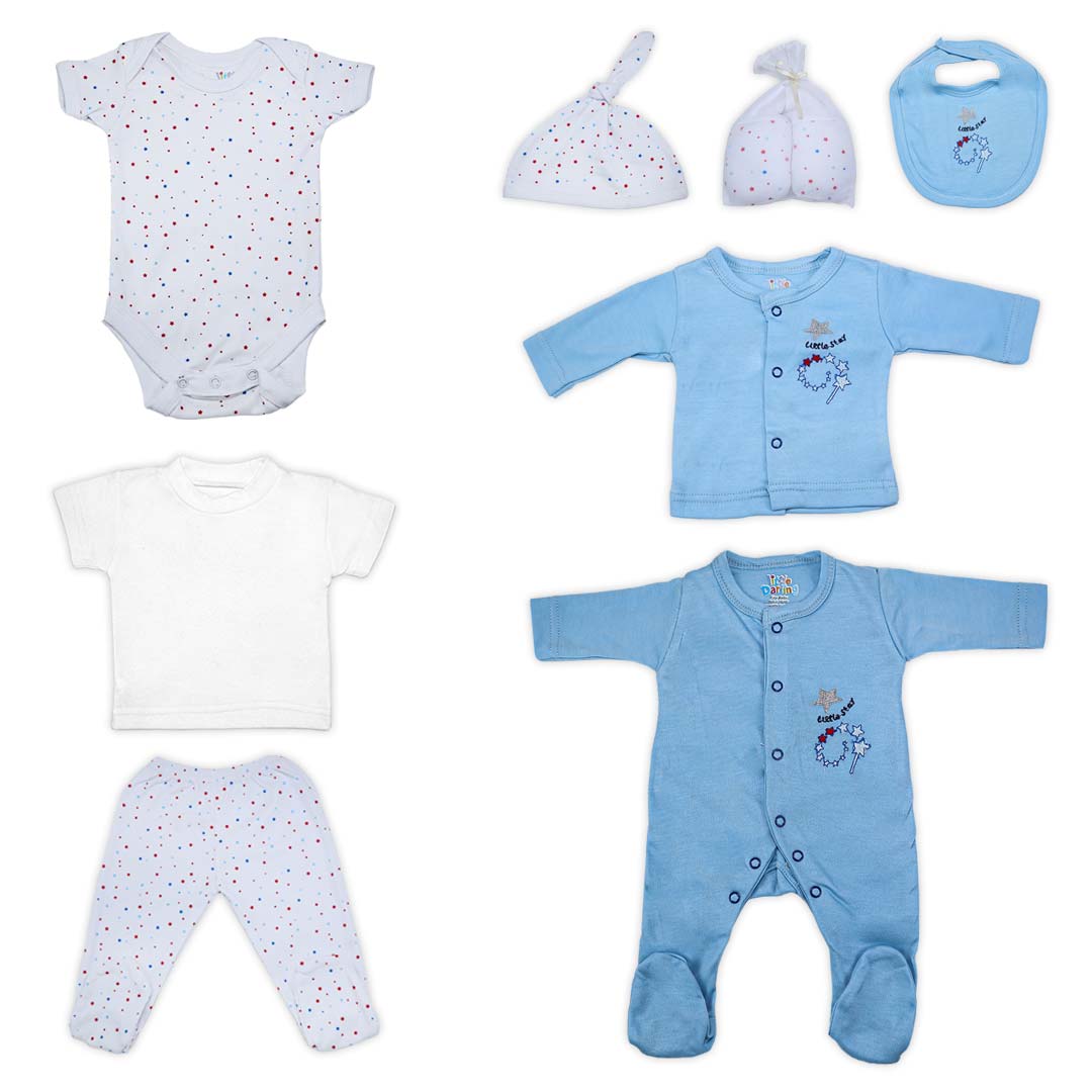 8 Pcs Gift Set Sky Blue Color by Little Darling