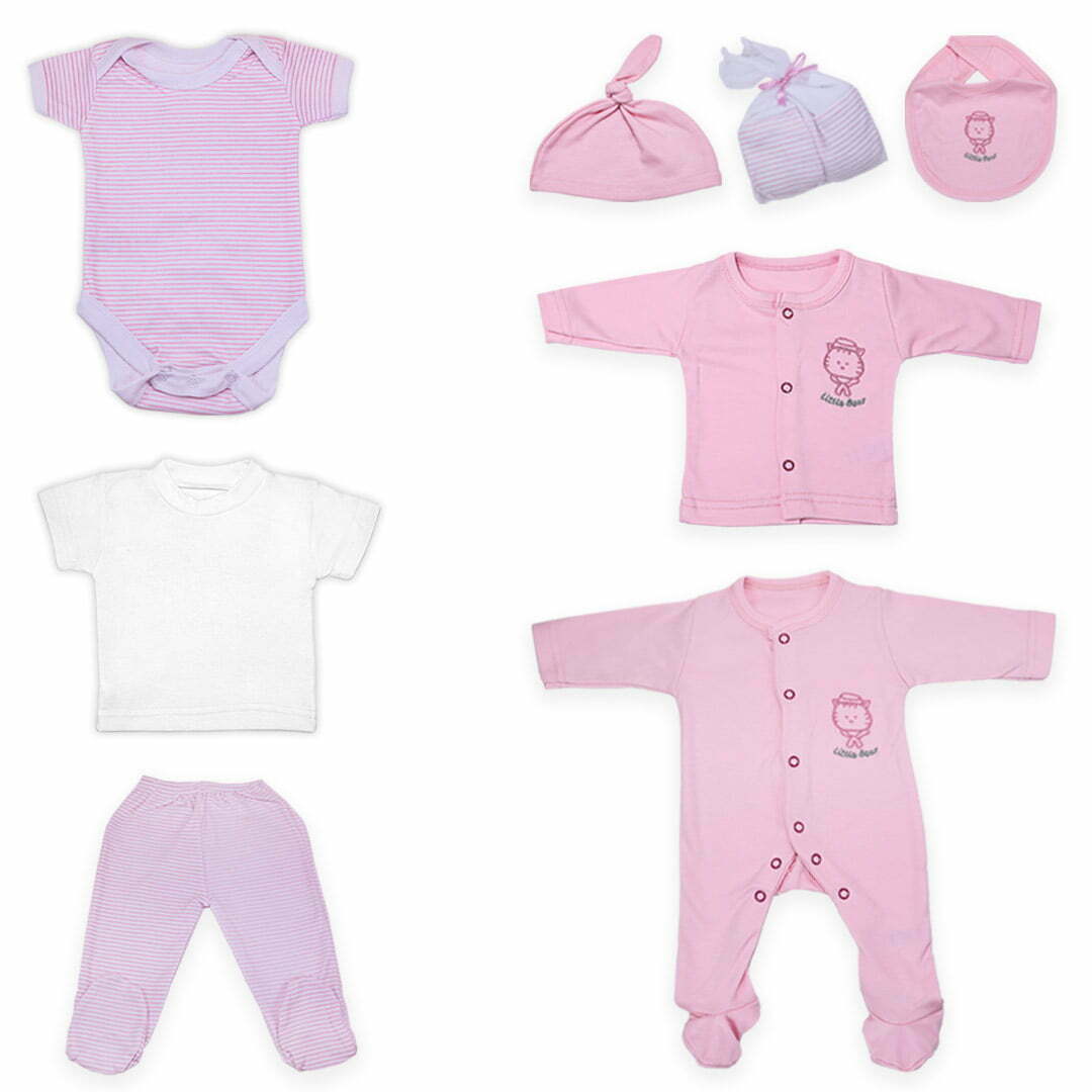 8 Pcs Gift Set Pink Color by Little Darling