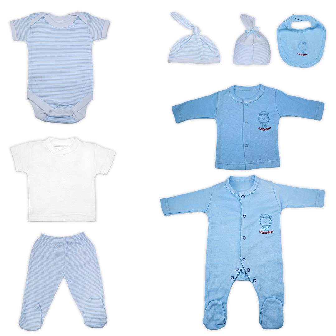 8 Pcs Gift Set Sky Blue Color by Little Darling