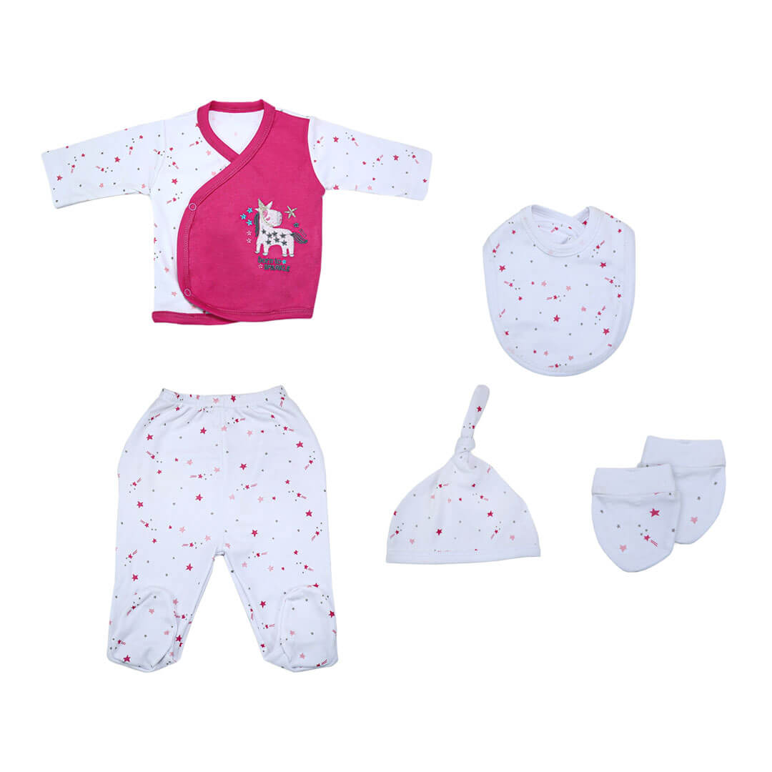 8 Pcs Gift Set Unicorn Series Pink Color by Little Darling