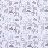 Pajama Set of 2 Animal Printed | Little Darling - Zubaidas Mothershop