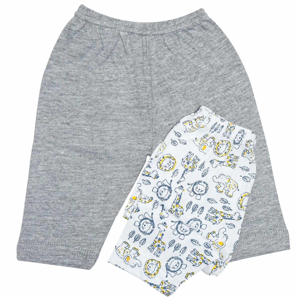 Pajama Set of 2 Gray Color | Little Darling - Zubaidas Mothershop