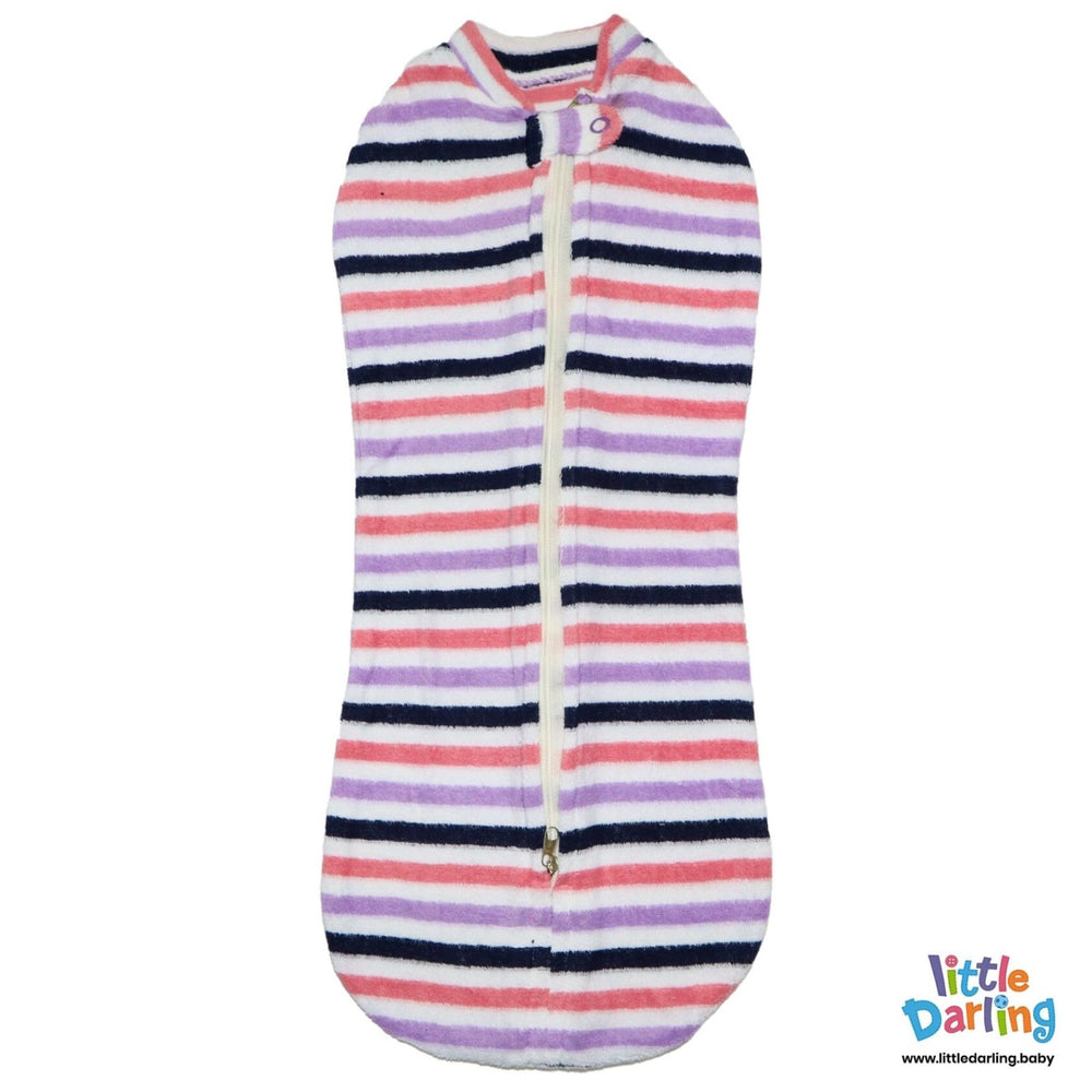 Peanut Swaddle Multi Color Strips Terry | Little Darling - Zubaidas Mothershop