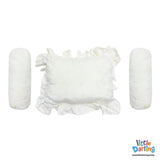 Pillow Set PK of 3 Flowers Embroidery | Little Darling - Zubaidas Mothershop