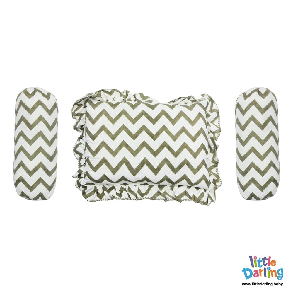 Pillow Set PK of 3 Zig Zag | Little Darling - Zubaidas Mothershop
